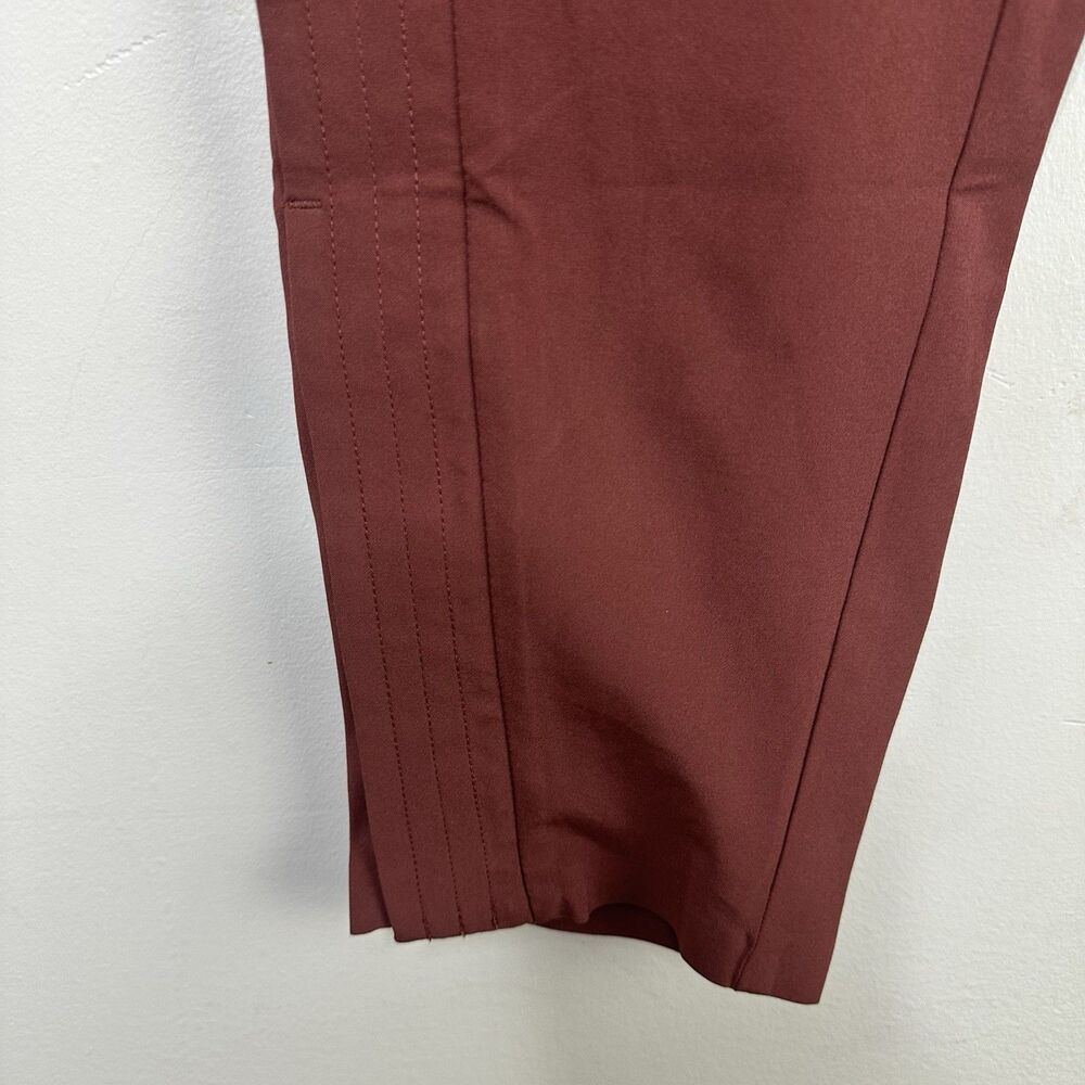 Athleta Pants Women Sz 4 Uptown Ankle Cognac Brown Lightweight Athleisure Modern - Picture 6 of 7